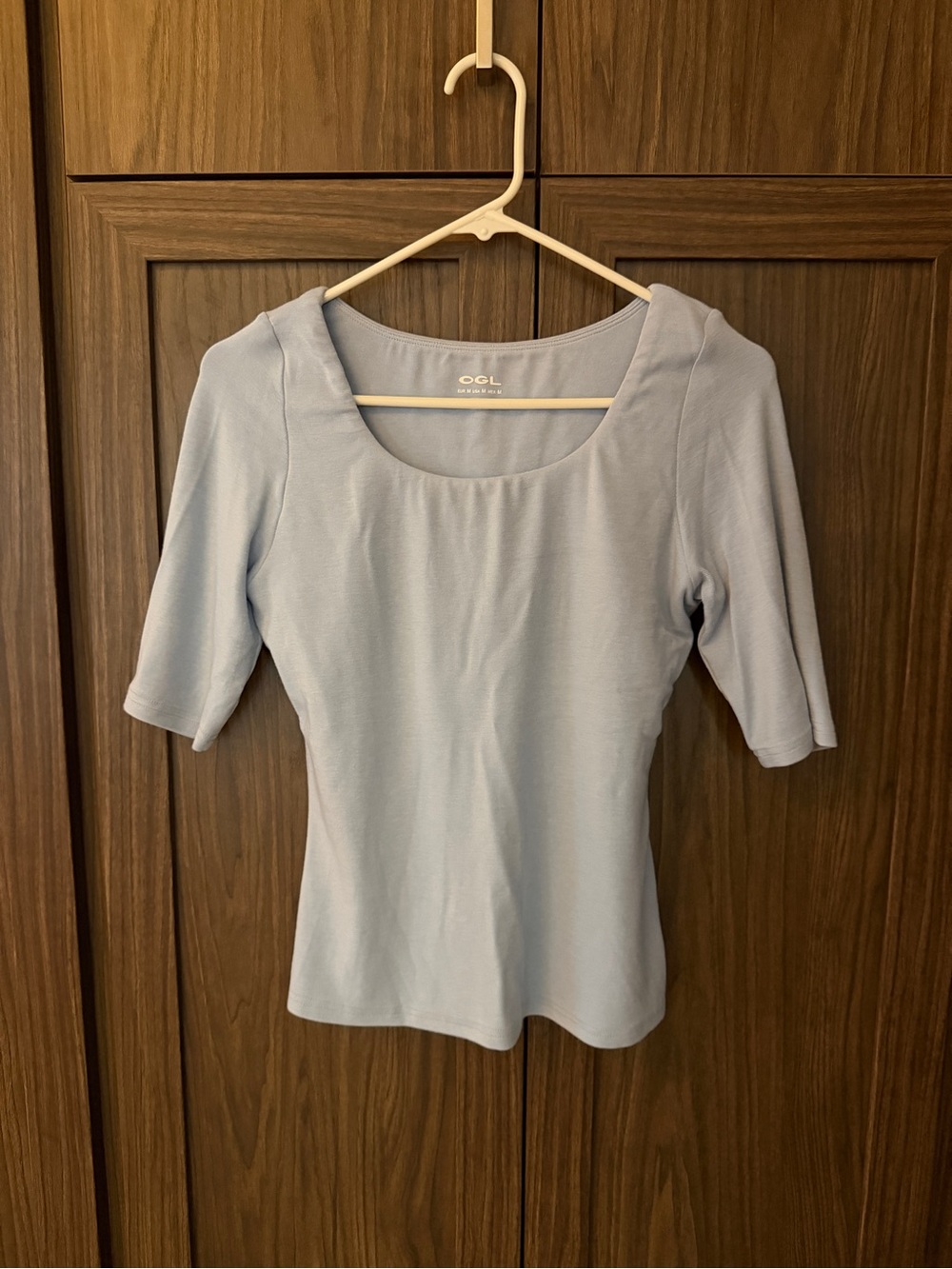 OGL Pale Blue Brami 3/4 sleeve Women's top